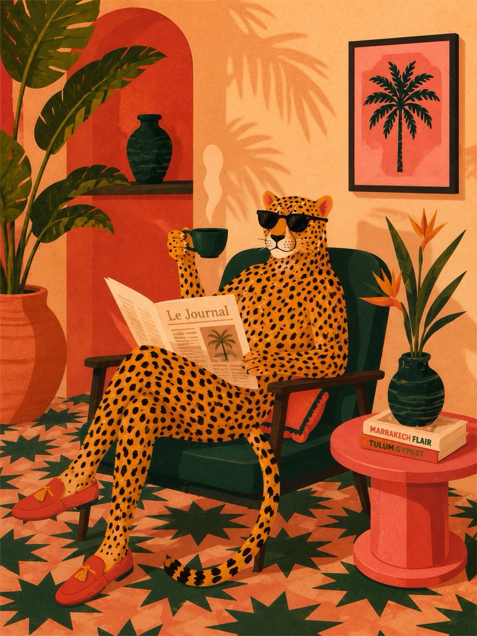 Leopard Morning