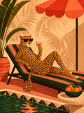 Poolside Leopard