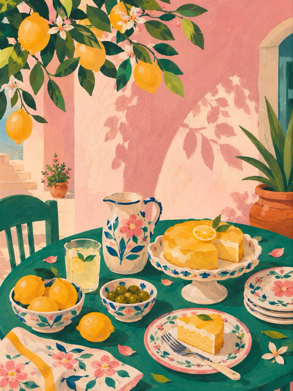 Mediterranean Lemon Cake